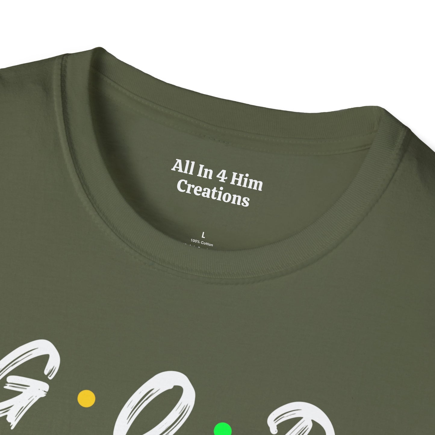 Unisex Softstyle T-Shirt with Inspirational Quote - Casual & Faith-Based Apparel, Gifts for Friends, Everyday Wear, Spiritual Vibes