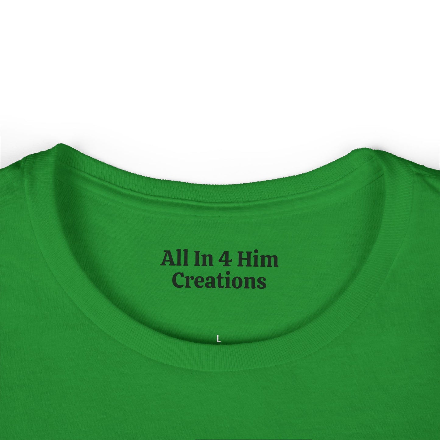 Inspirational Women's Softstyle Tee - "Not Perfect Just Forgiven"
