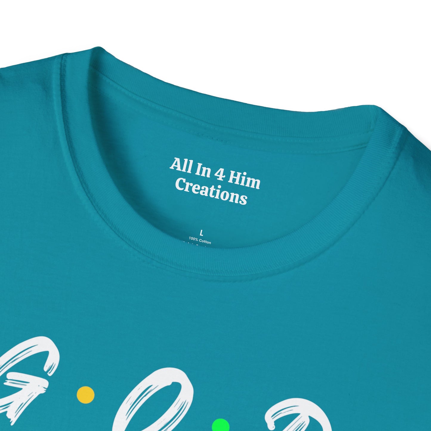 Unisex Softstyle T-Shirt with Inspirational Quote - Casual & Faith-Based Apparel, Gifts for Friends, Everyday Wear, Spiritual Vibes