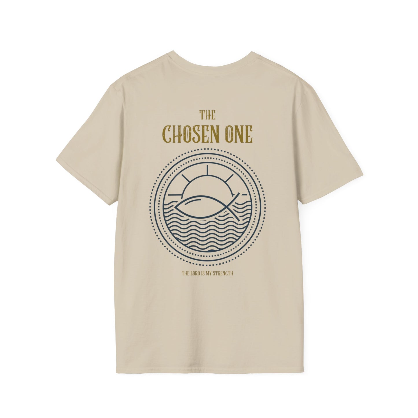 The Chosen One Unisex Softstyle T-Shirt, Inspirational Apparel, Everyday Wear, Gift for Friends, Casual Style, Summer Outfit