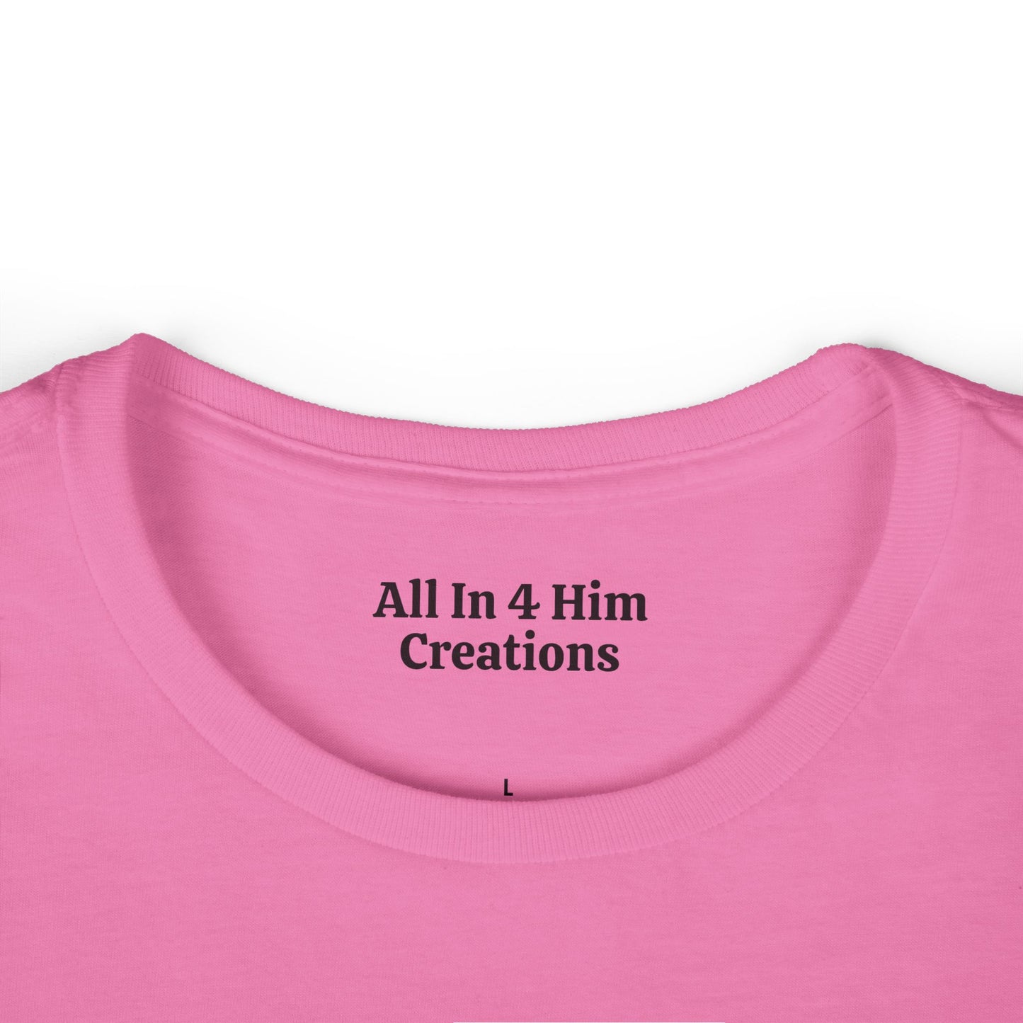 Inspirational Women's Softstyle Tee - "Not Perfect Just Forgiven"