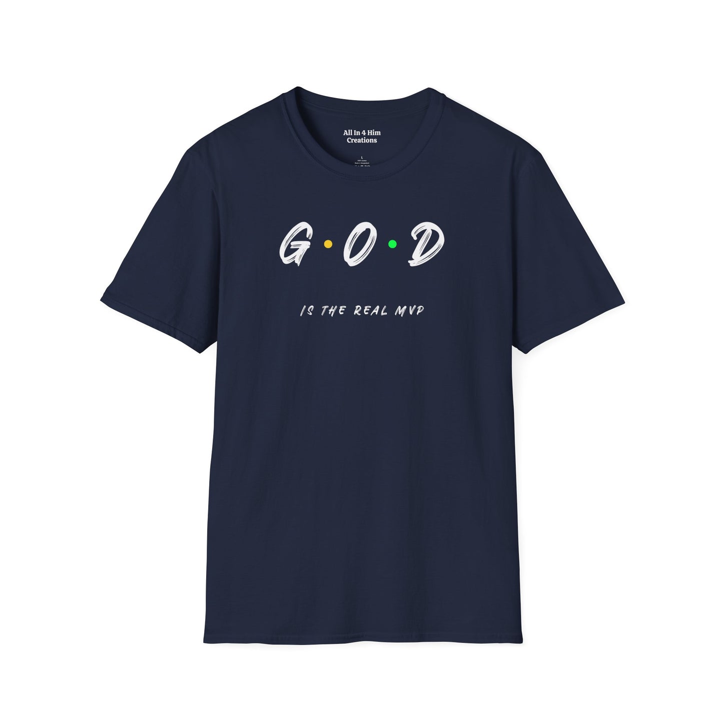 Unisex Softstyle T-Shirt with Inspirational Quote - Casual & Faith-Based Apparel, Gifts for Friends, Everyday Wear, Spiritual Vibes