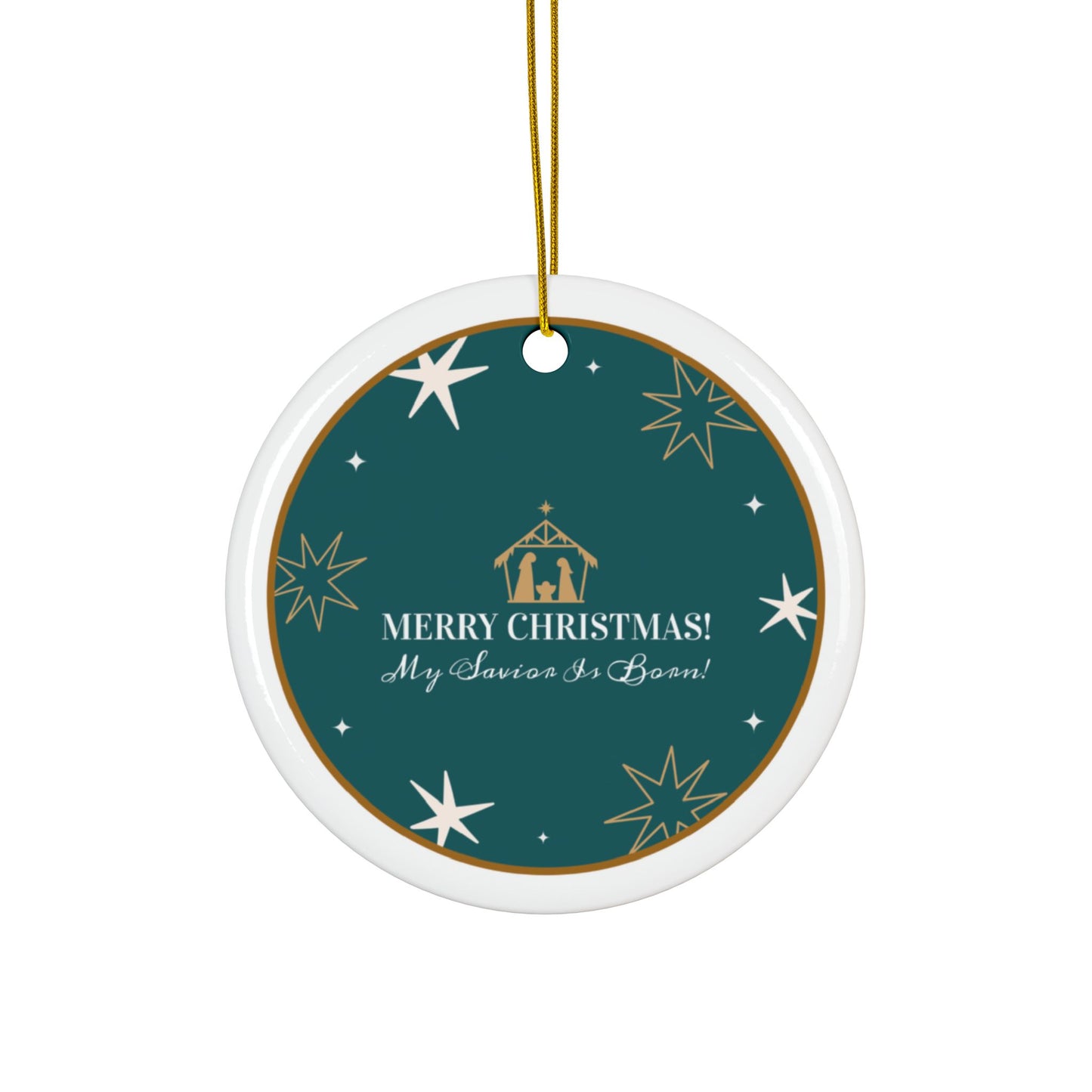 Decorative Ceramic Ornaments, Double-Sided (1pc, 3pcs, 5pcs, 10pcs)