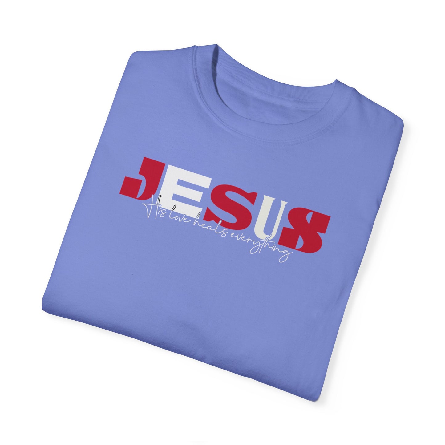 Inspirational Unisex T-Shirt - 'JESUS' Design for Faith and Purpose