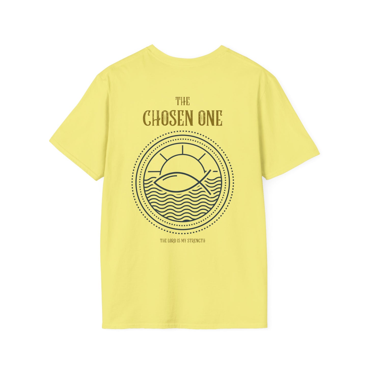 The Chosen One Unisex Softstyle T-Shirt, Inspirational Apparel, Everyday Wear, Gift for Friends, Casual Style, Summer Outfit