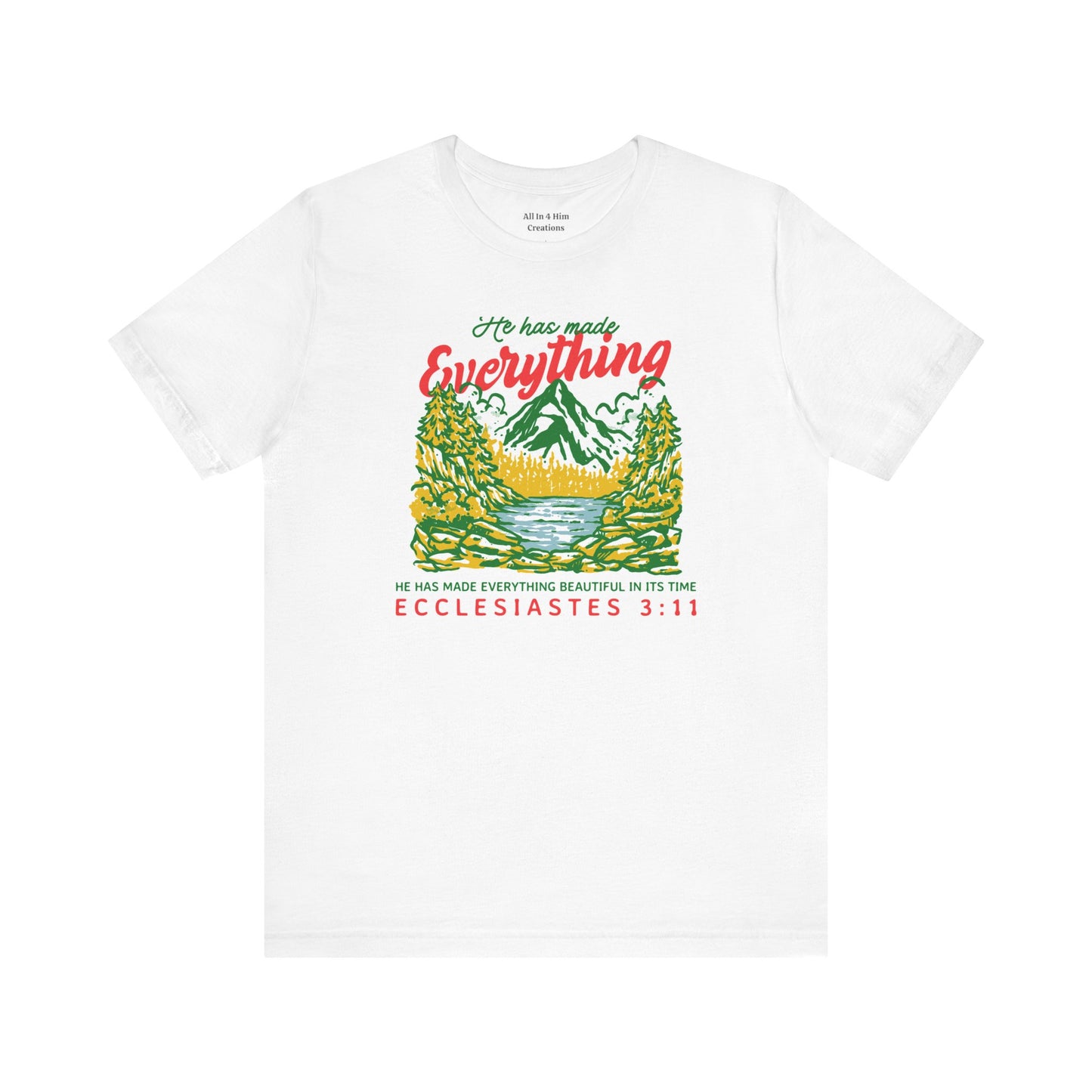 Unisex Jersey Short Sleeve Tee