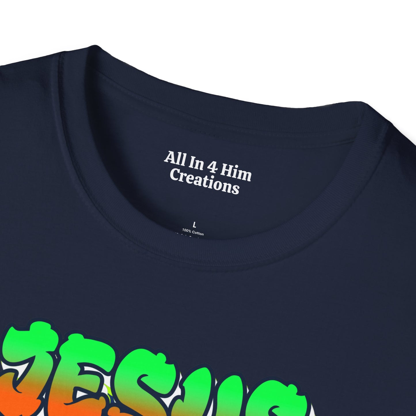 Jesus Vibes Unisex Softstyle T-Shirt, Inspirational Tee, Casual Wear, Faith-Based Apparel, Christian Gift, Streetwear