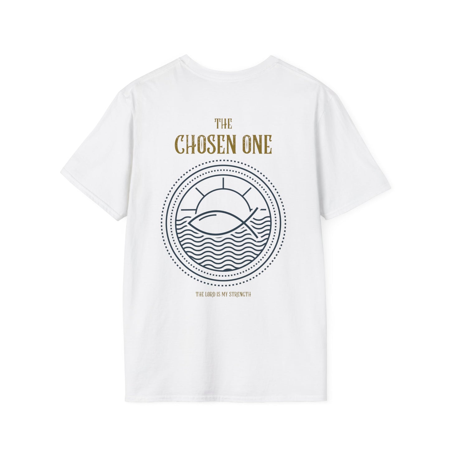 The Chosen One Unisex Softstyle T-Shirt, Inspirational Apparel, Everyday Wear, Gift for Friends, Casual Style, Summer Outfit