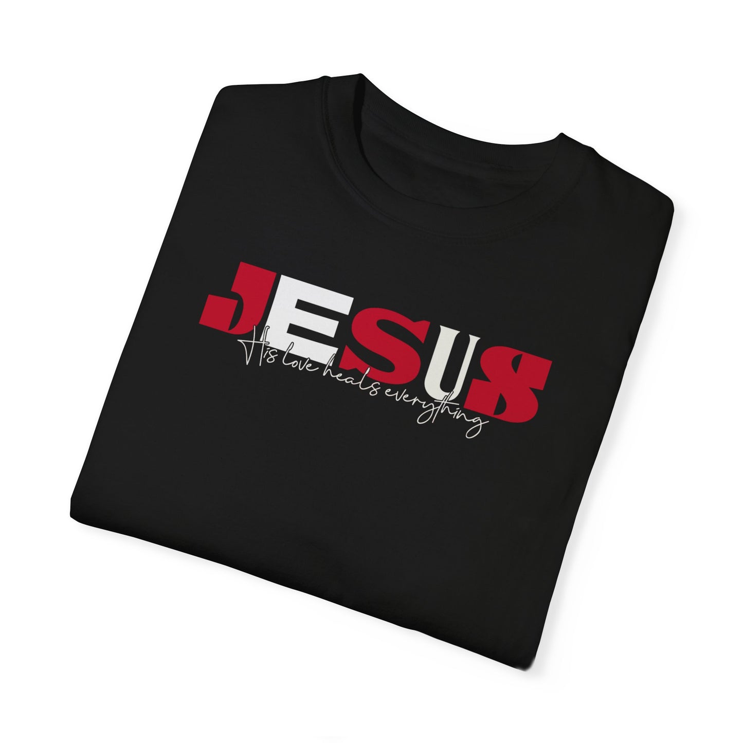 Inspirational Unisex T-Shirt - 'JESUS' Design for Faith and Purpose