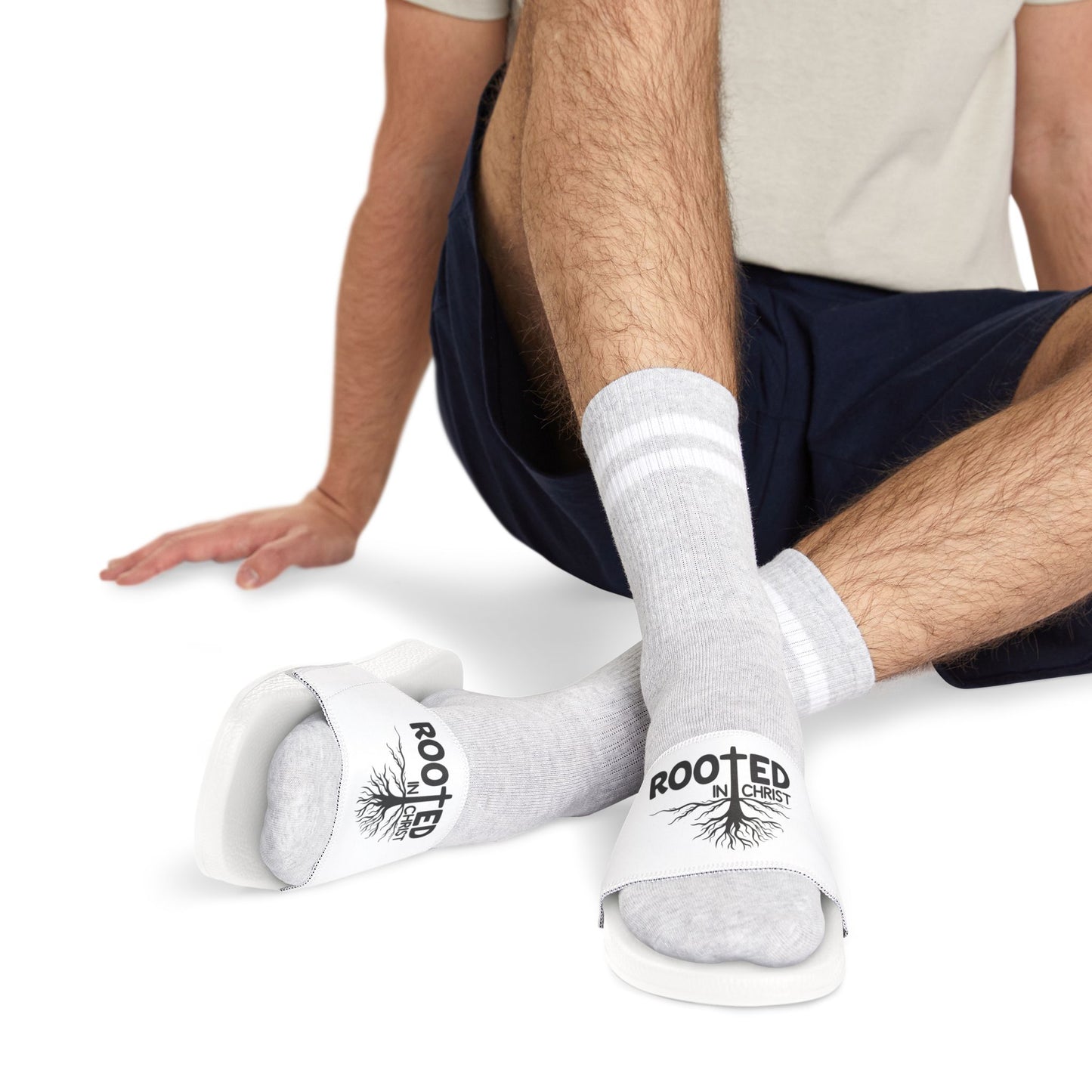 Rooted in Christ Men's Removable-Strap Sandals
