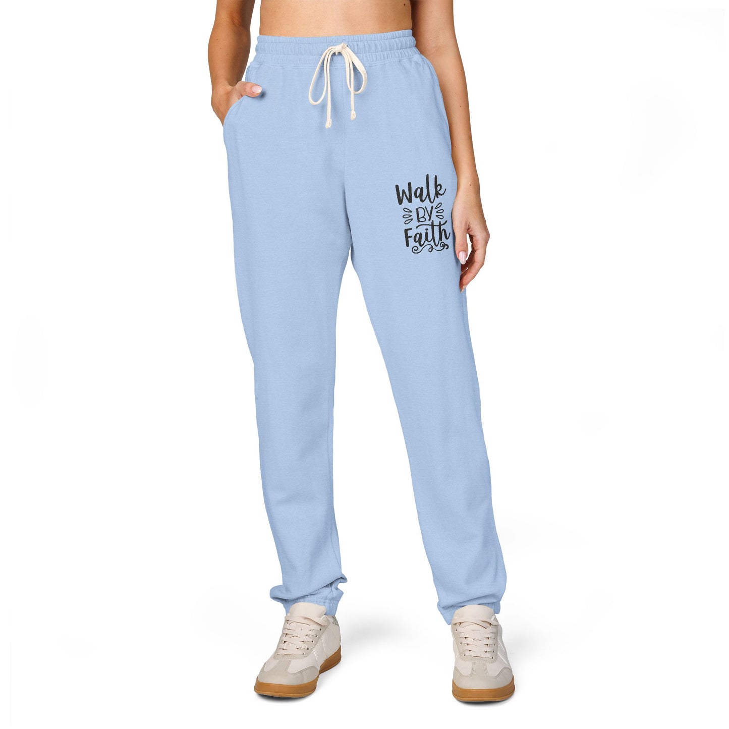 Unisex Garment-Dyed Fleece Sweatpants