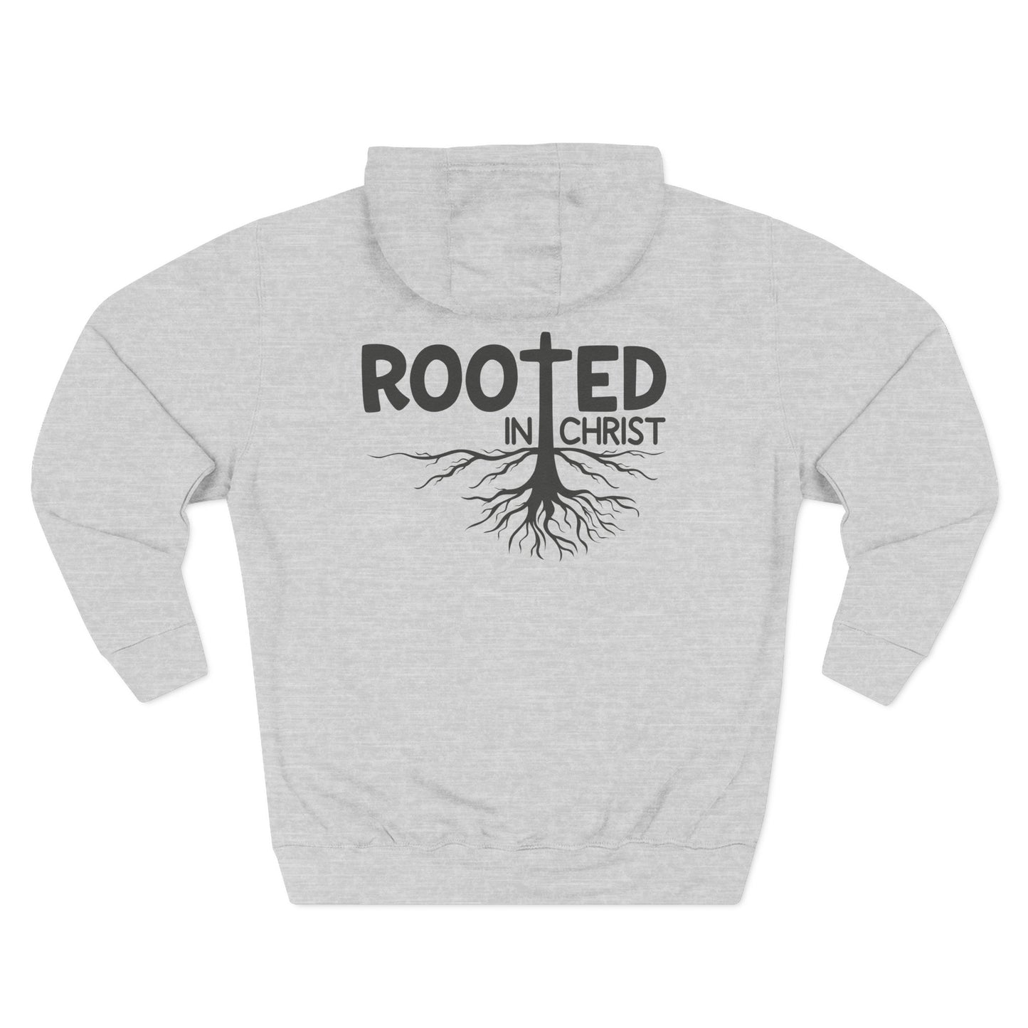 Three-Panel Fleece Hoodie