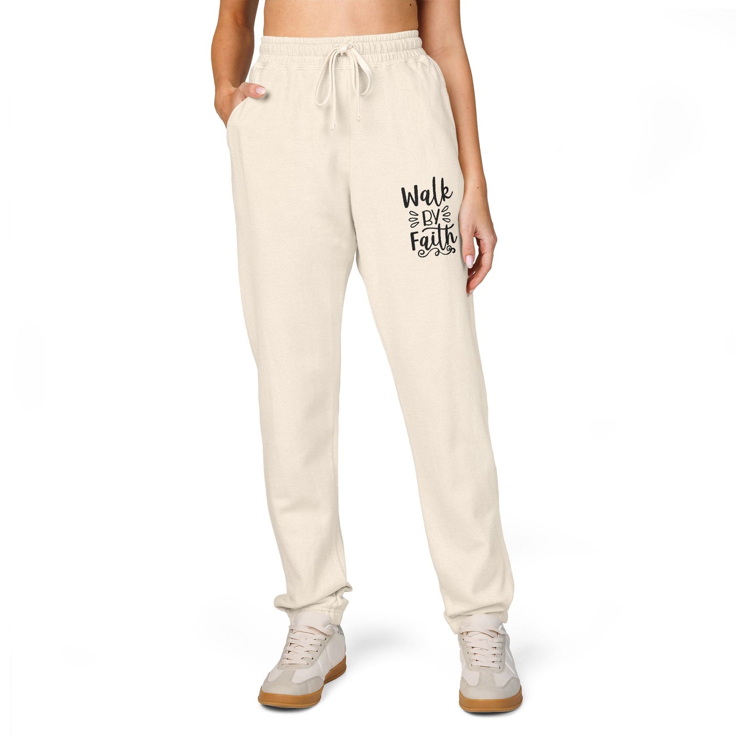 Unisex Garment-Dyed Fleece Sweatpants