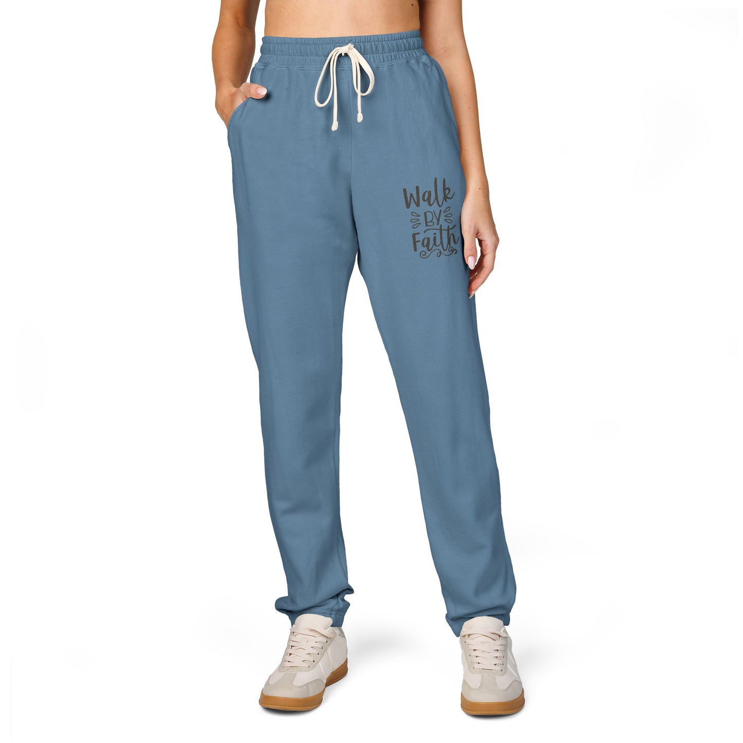Unisex Garment-Dyed Fleece Sweatpants